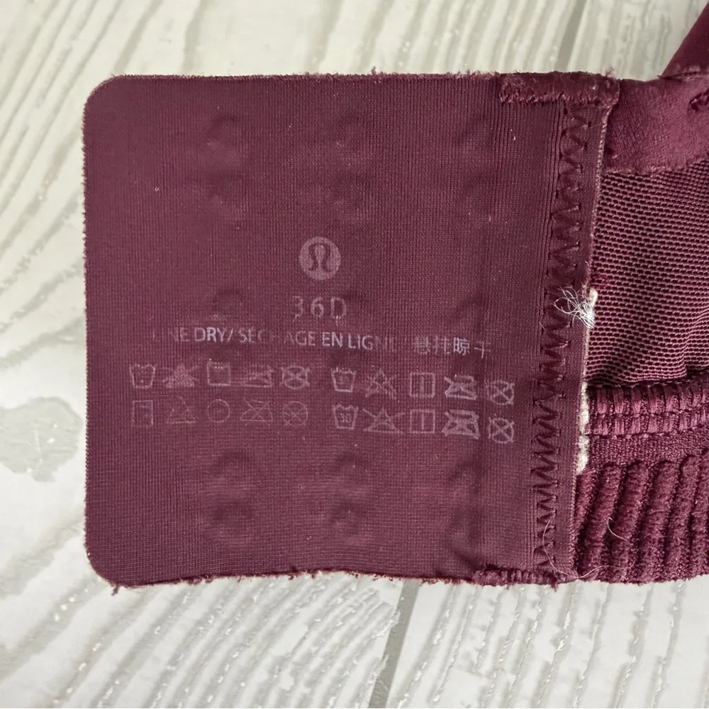 Lululemon Airsupport Bra 36D